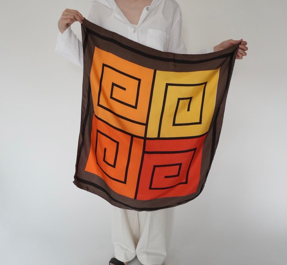 80s Pattern Scarf