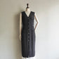 90s Sleeveless Printed Dress Made in Canada