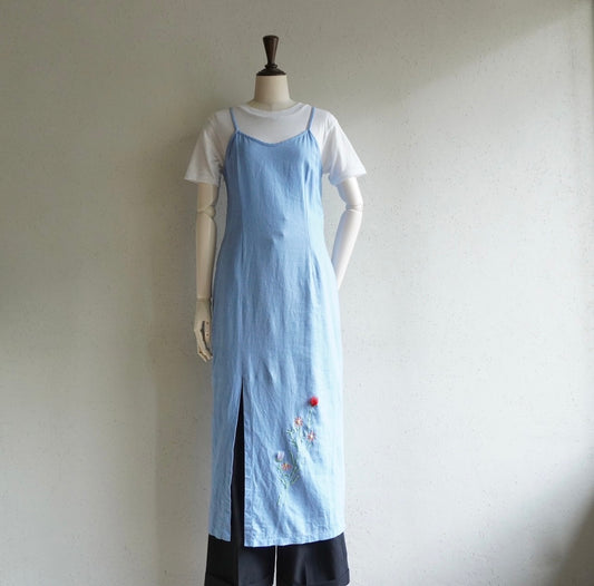 90s EURO Embroidery Dress