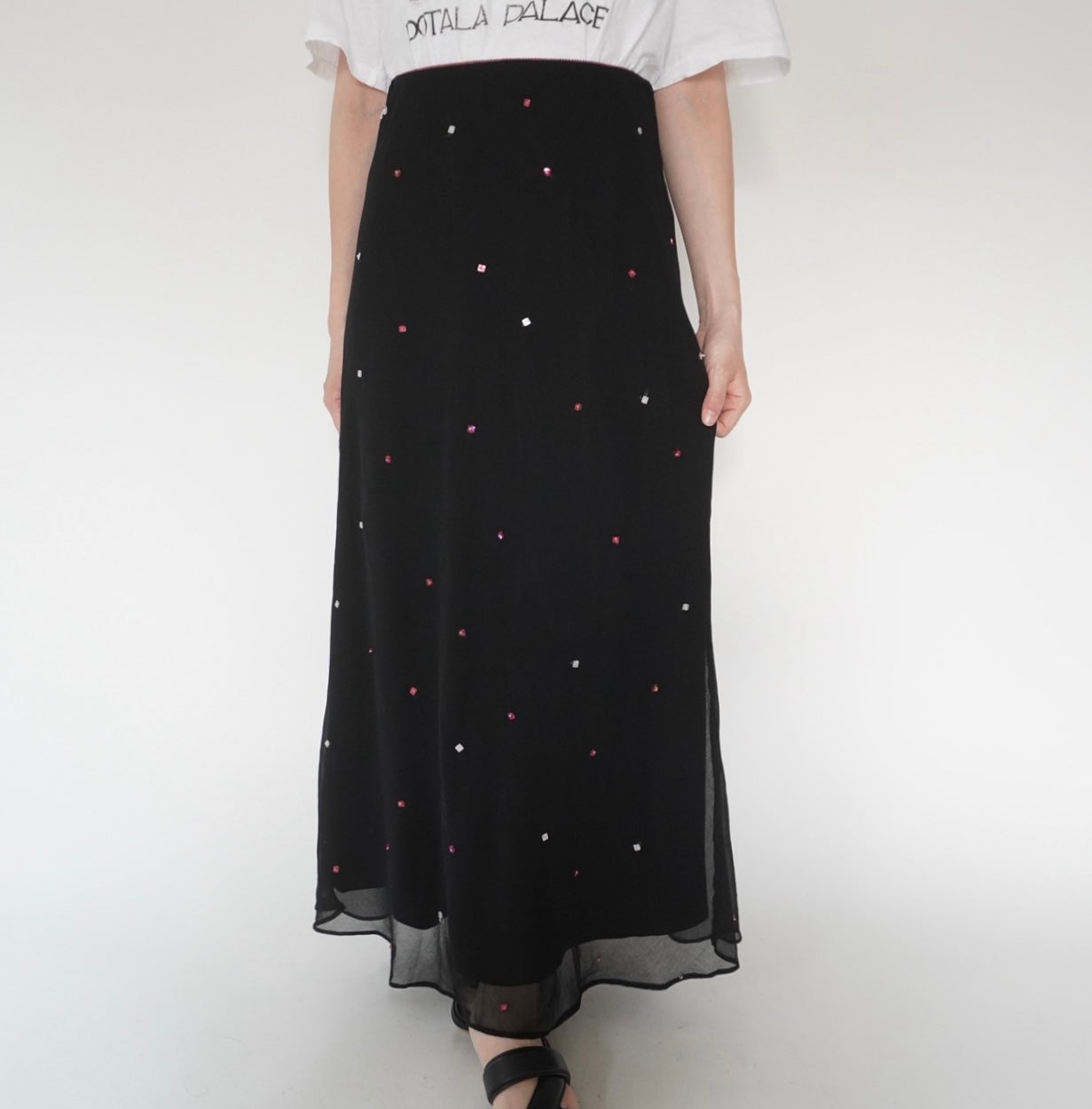 90s Beads Design Skirt