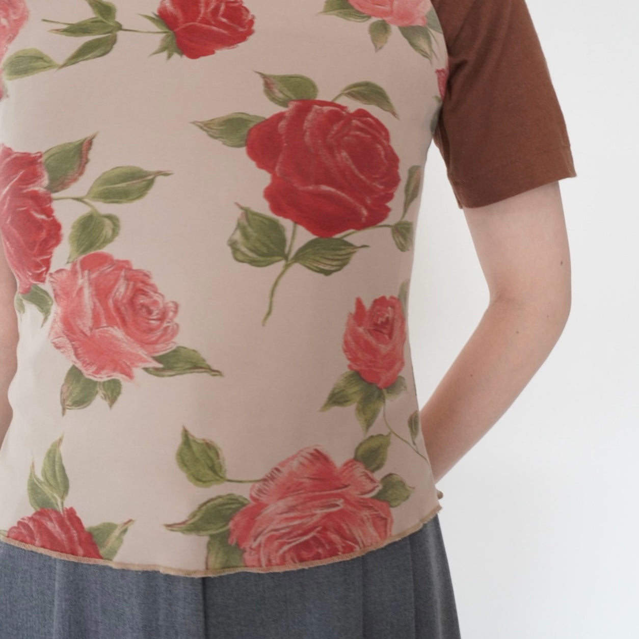 90s Floral Print Camisole Top