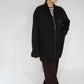 90s Rayon Zip Shirt Jacket