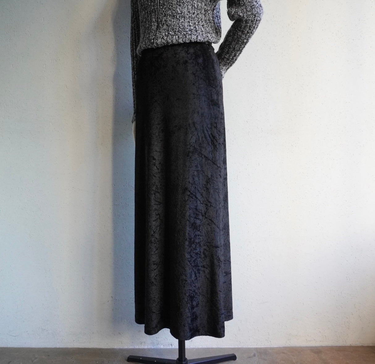 90s Velour Skirt Made in Italy