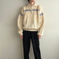 80s Zipped Wool Knit Made in Italy