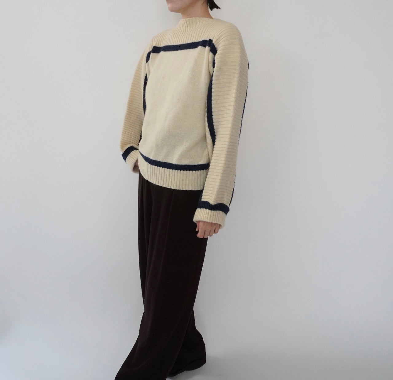 80s＂Rodier Paris" Design Knit