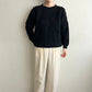 90s Black Design Knit