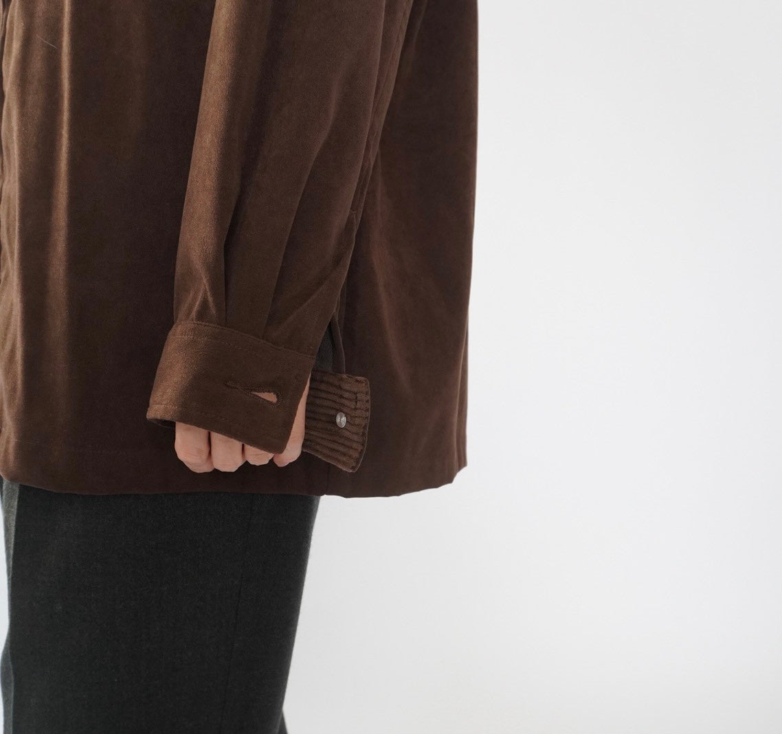 90s Zip Shirt Jacket