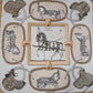 "Hermès " Silk Scarf Made in France
