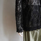 90s Sheer Cord Lace Shirt