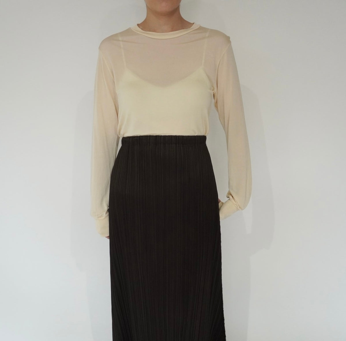 90s Sheer Silk Top
