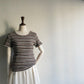 90s Brown Striped Top