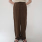90s Brown Silk Pants