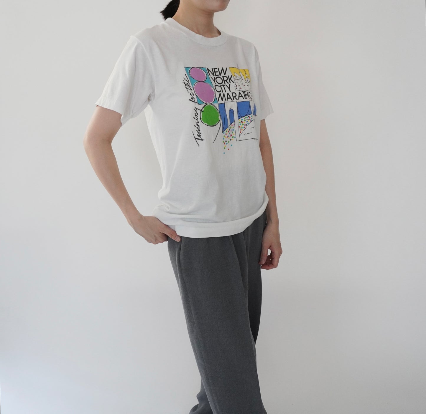 80s Printed T-shirt Made in USA