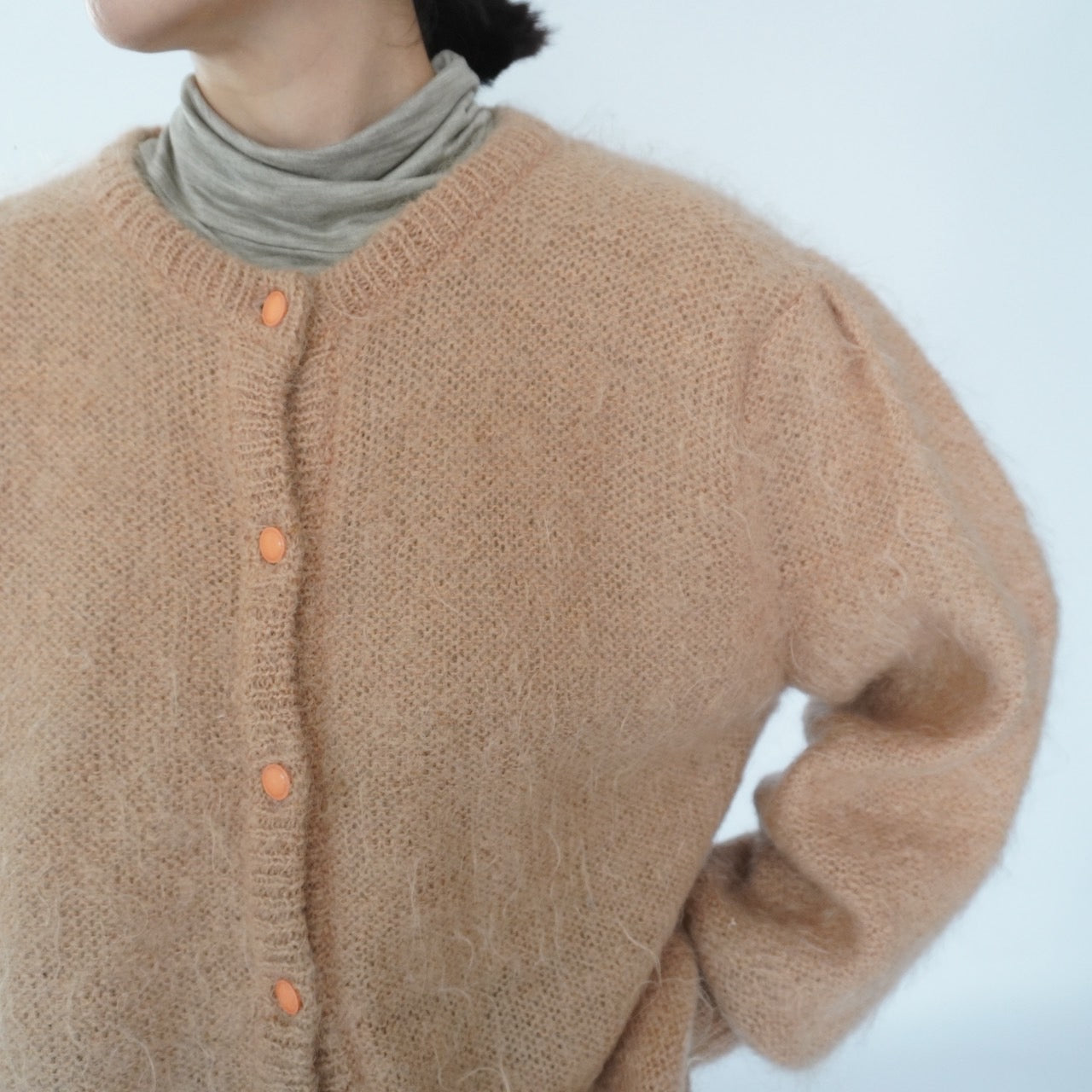 80s Mohair Knit Cardigan
