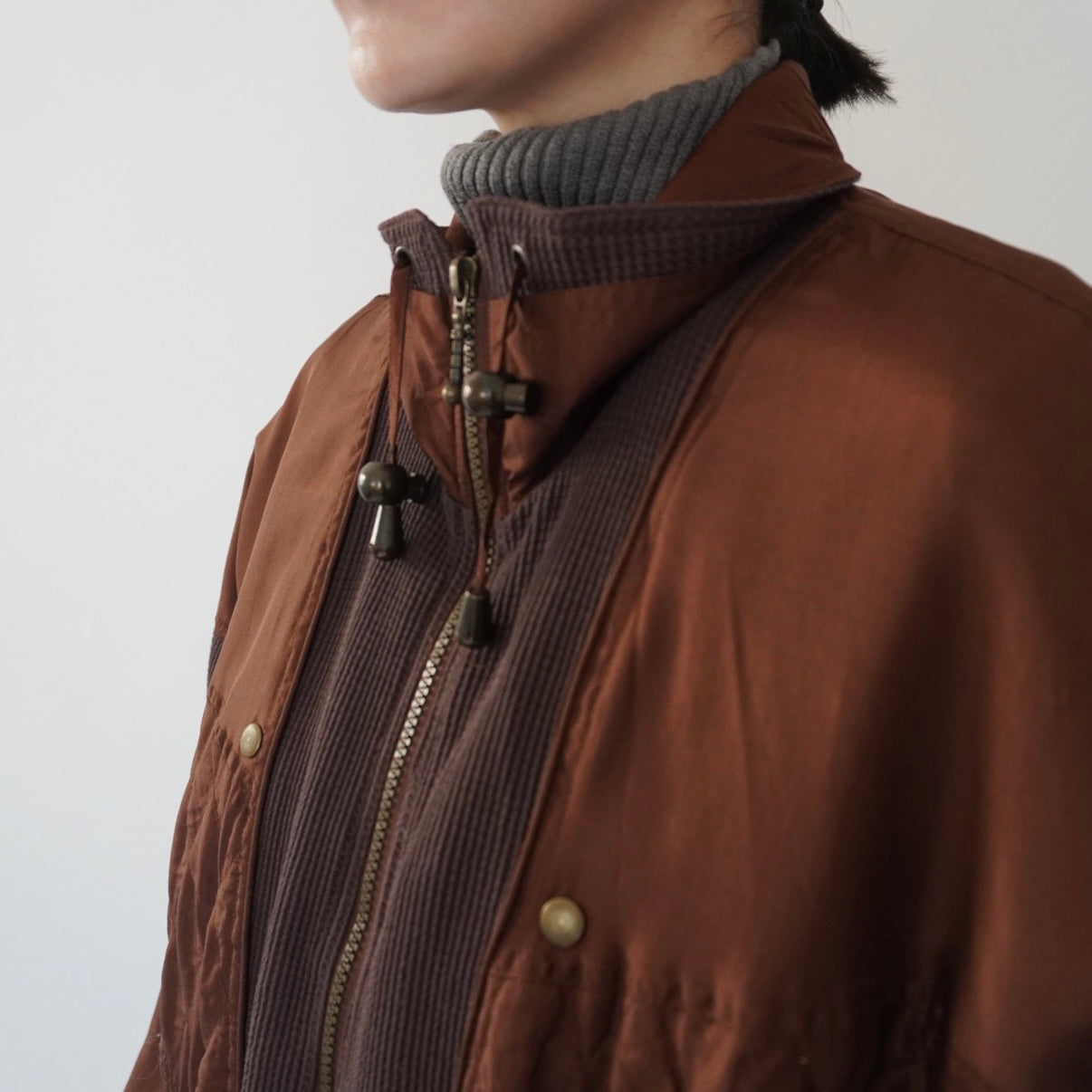 90s Silk Design Light Jacket