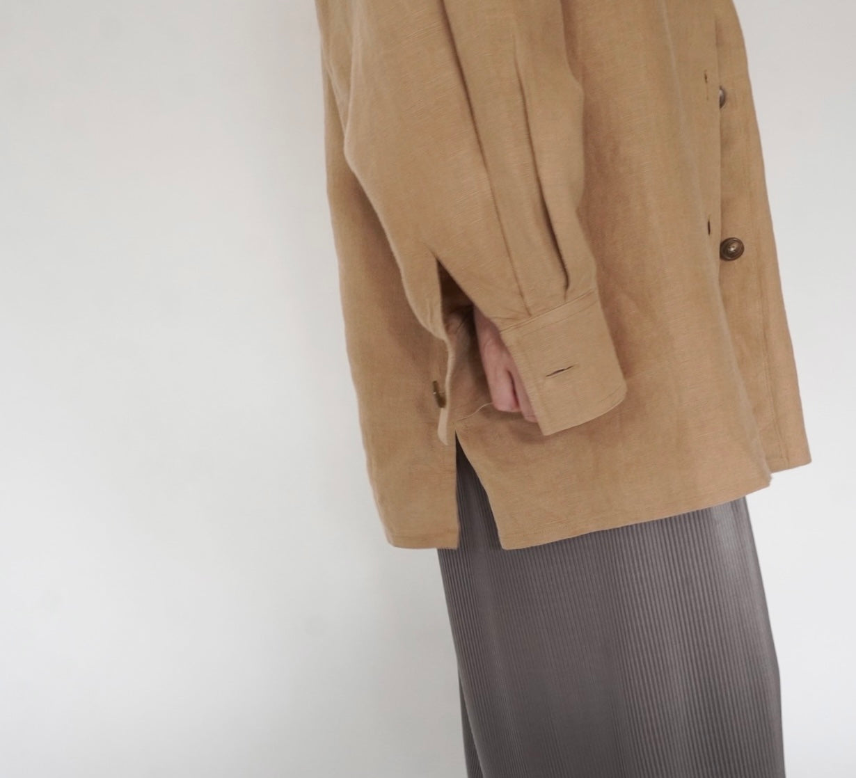 90s Oversized Linen Shirt