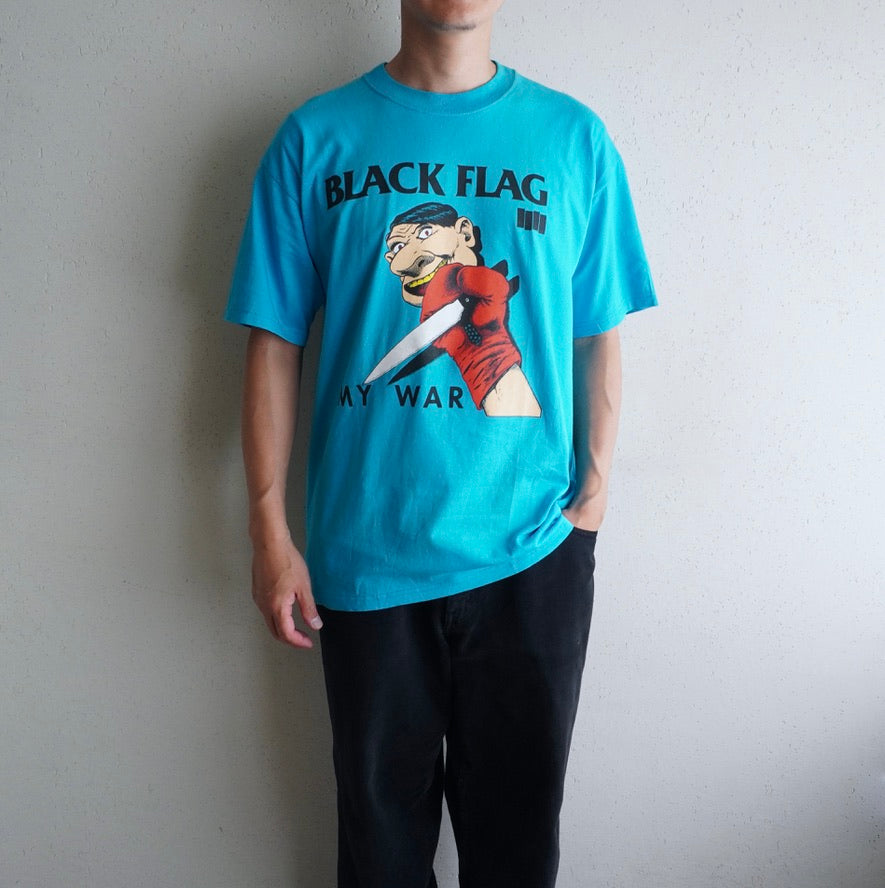 00s "BLACK FLAG MY WAR" T-shirt