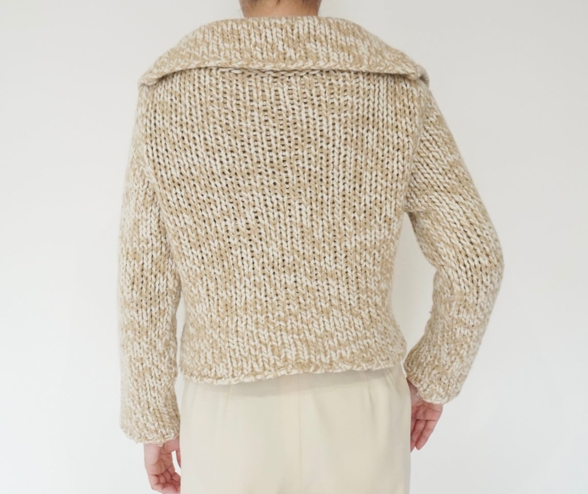 80s Double Zip Knit Made in Italy