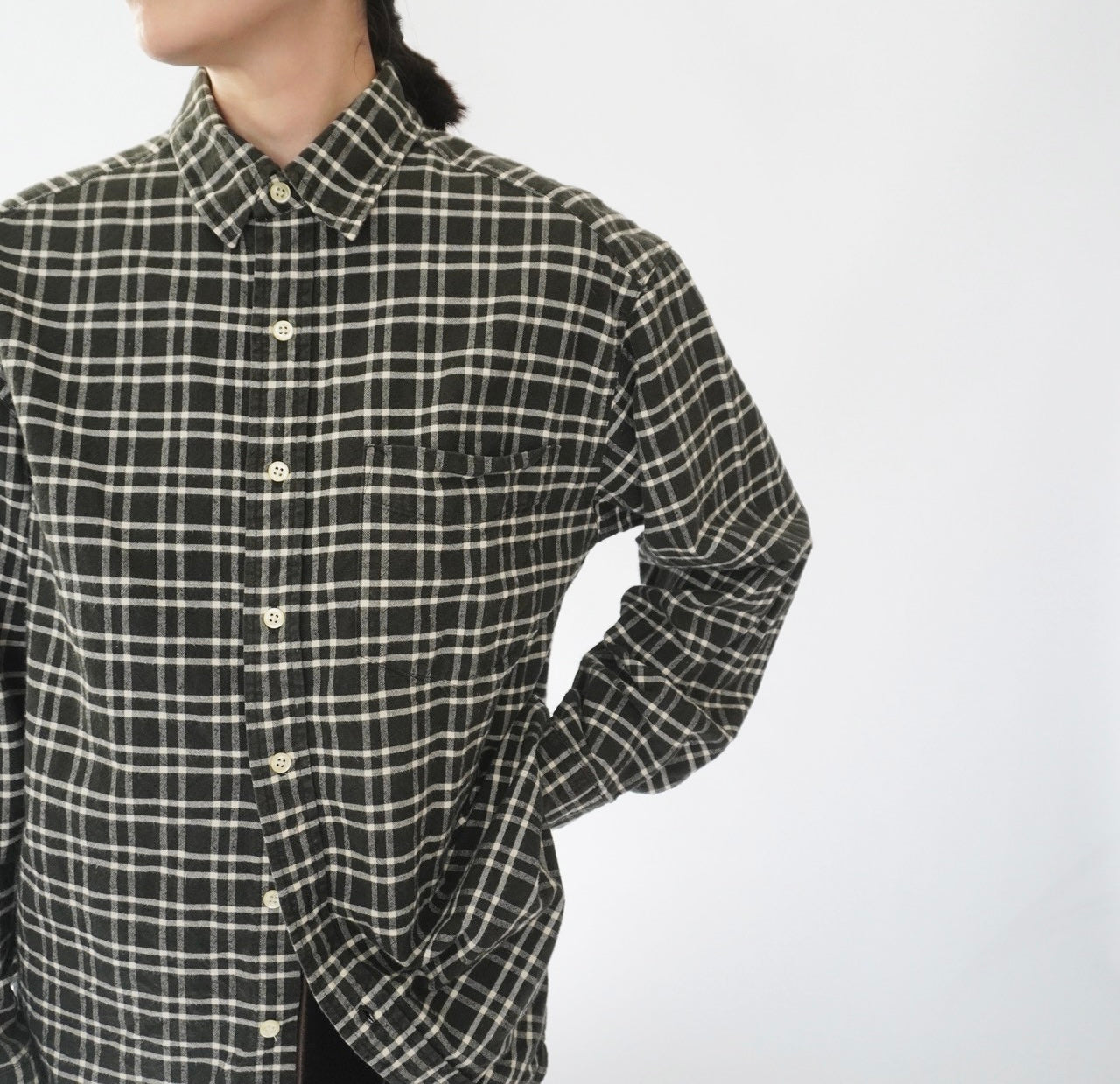 90s "GAP" Plaid Shirt