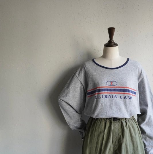 90s Printed Long T-shirt Made in USA