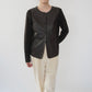 90s Faux Leather Top,Cardigan