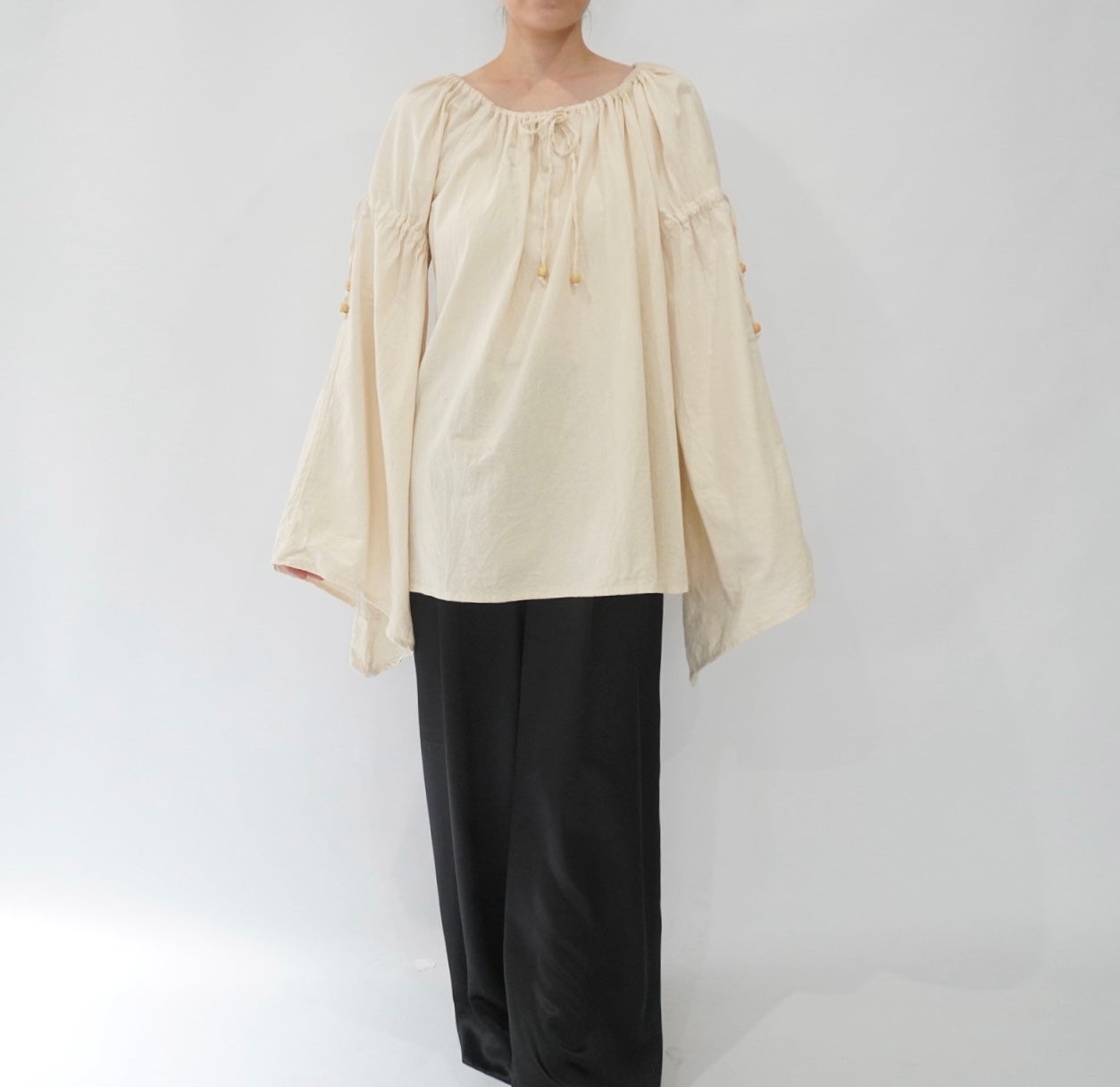 90s Cotton Ivory Tunic