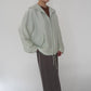 90s Linen×Silk Hoodie Jacket