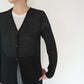 90s EURO Black Long Cardigan