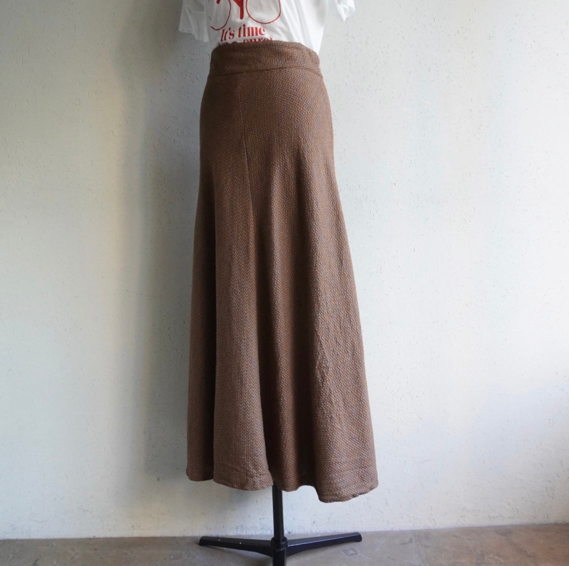 60s High Waist Maxi Skirt