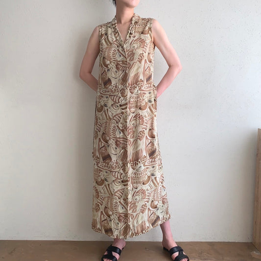 90s Printed Dress