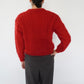 80s Red Cardigan