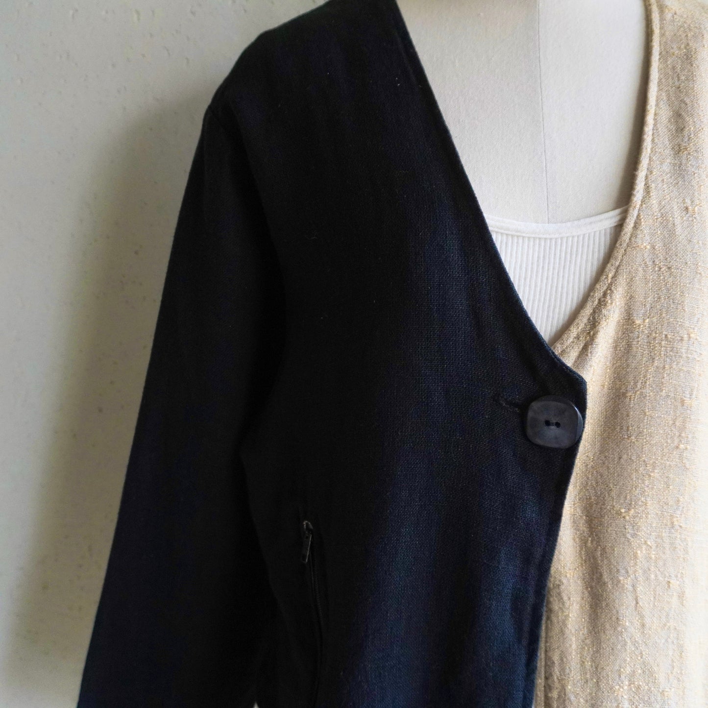 90s EURO Asymmetry Design Jacket