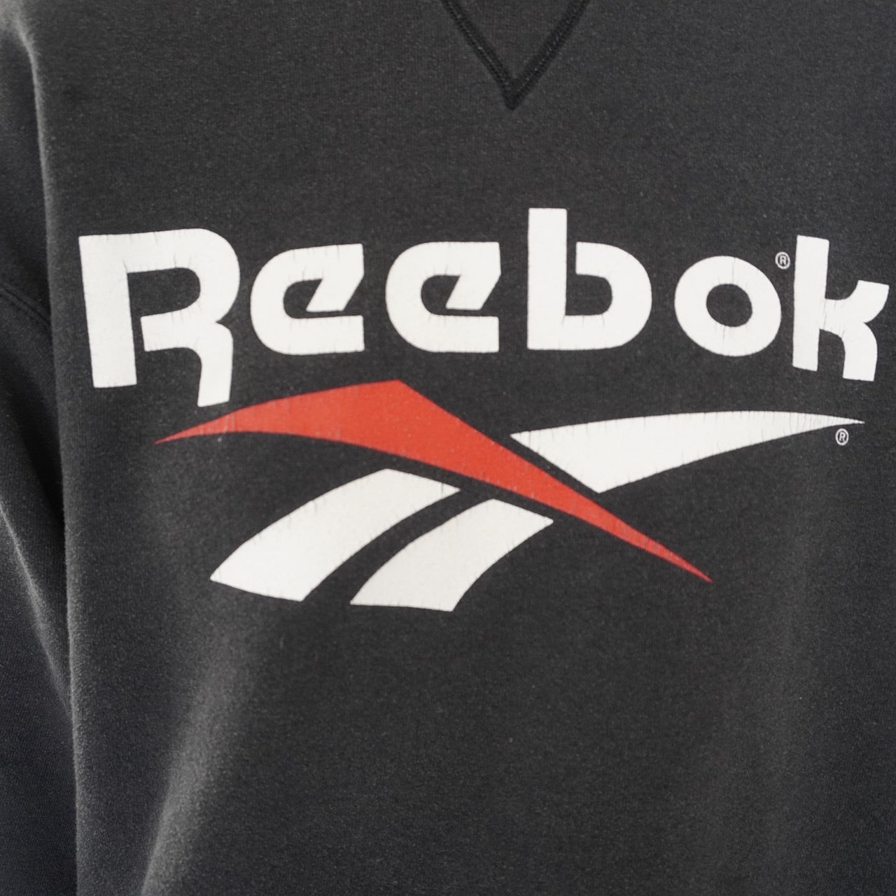 90s “Reebok” Printed Sweater Made in USA