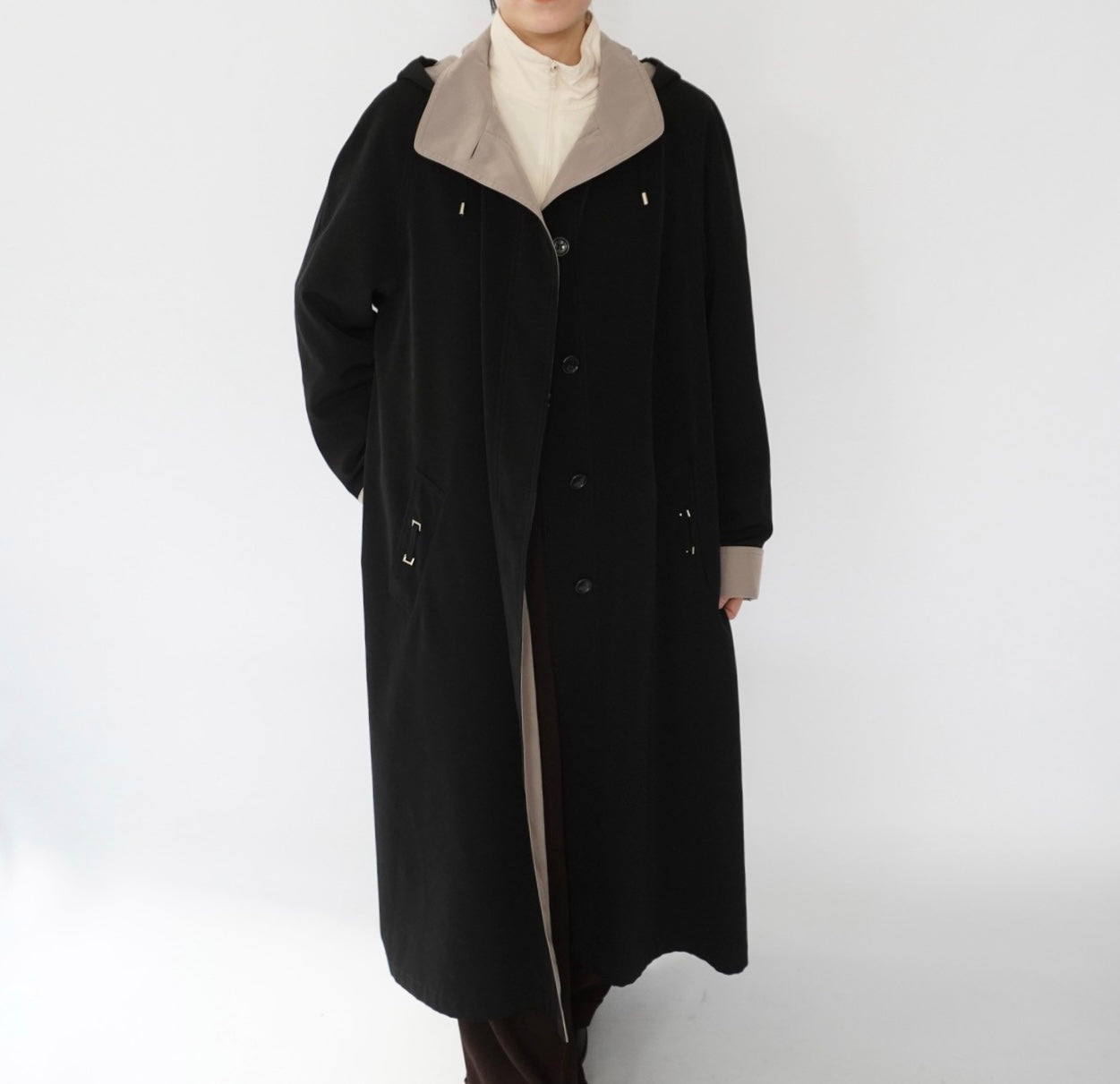 90s Black Light Coat