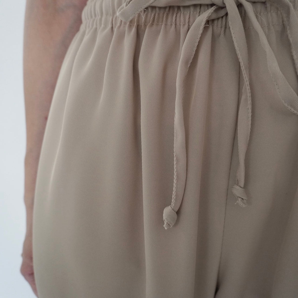 90s Beige Wide Pants