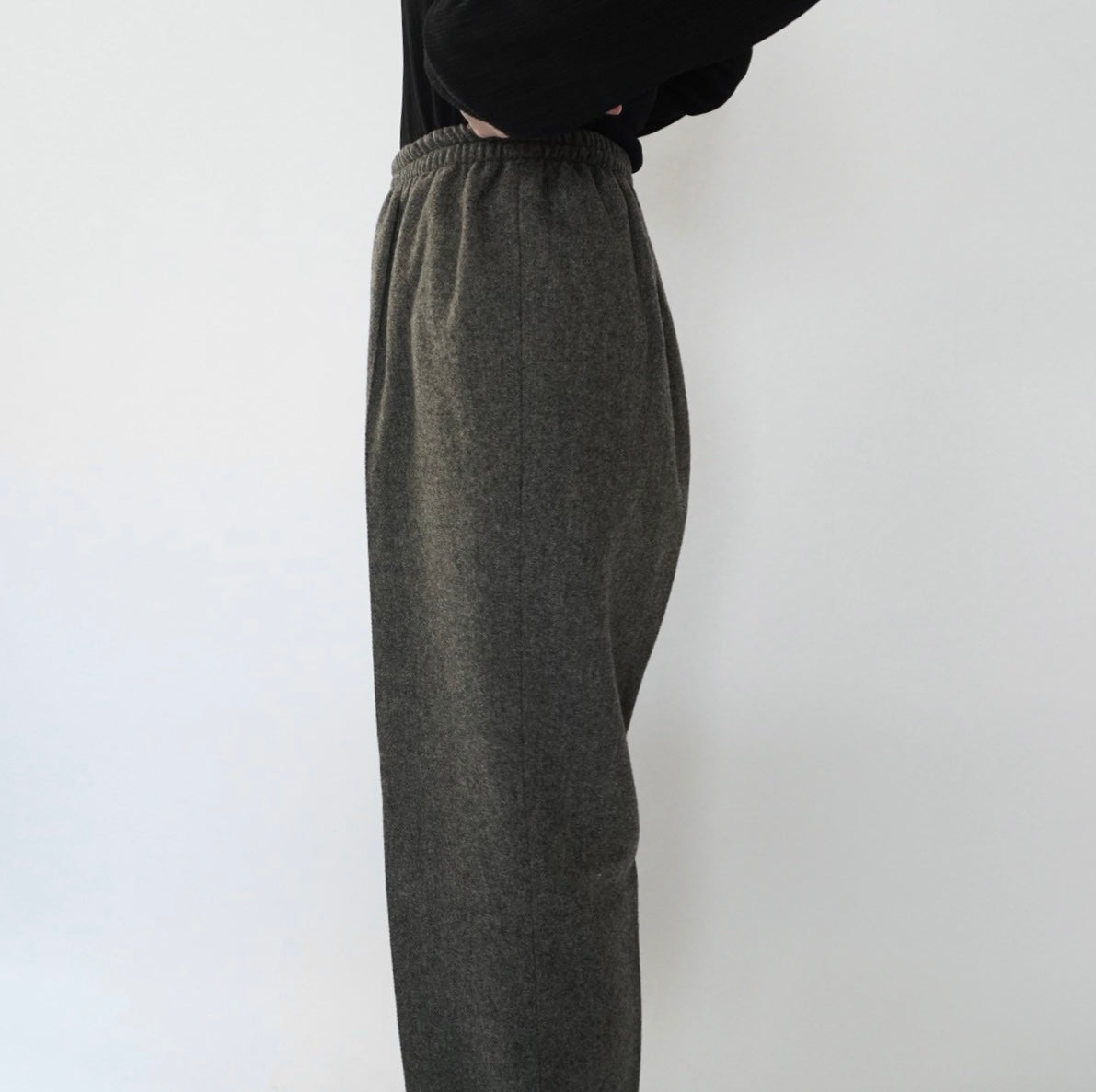 80s Wool High Waist Pants Made in USA