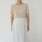 90s Beige Top Made in USA