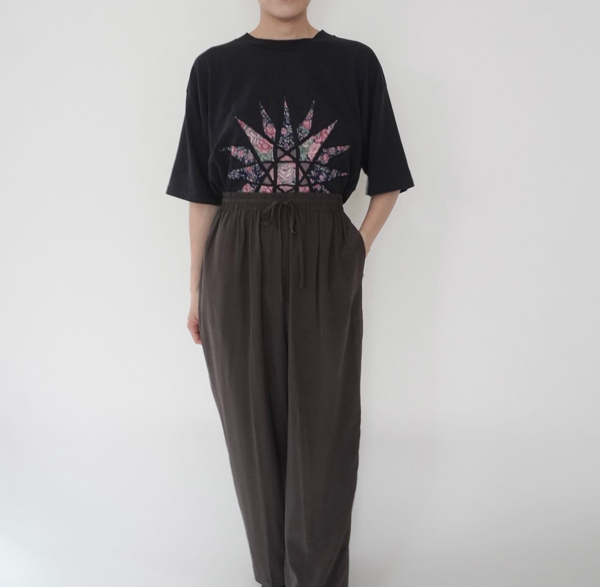 80s Patchwork Design T-shirt