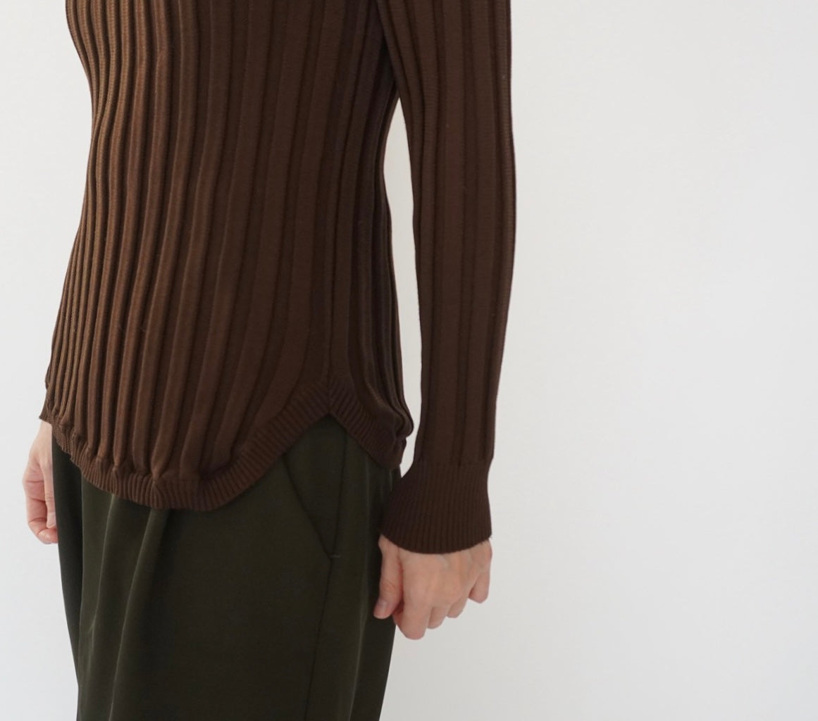 70s Ribbed Top Made in Italy
