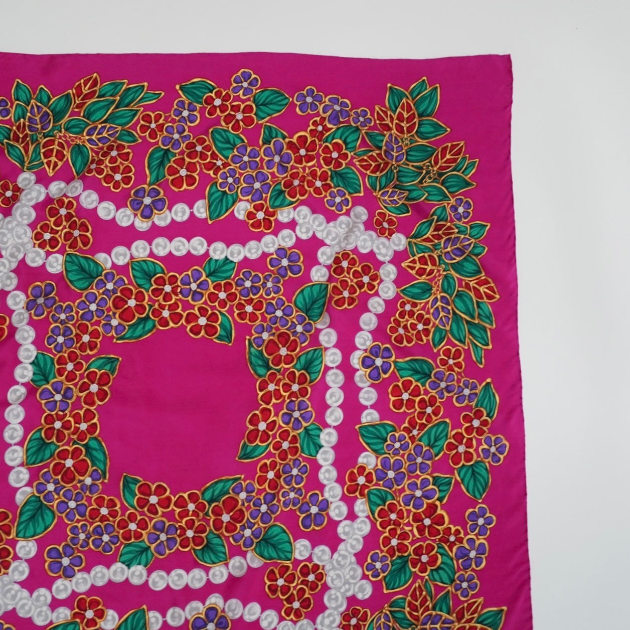 ”CHANEL” Silk Scarf Made in Italy