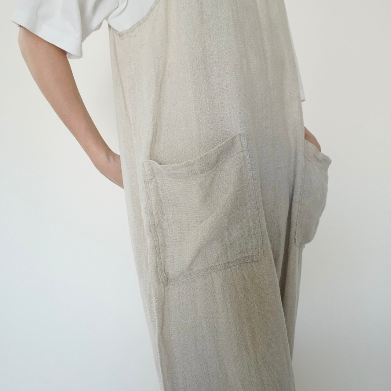 90s Linen Jumpsuit Made in Italy