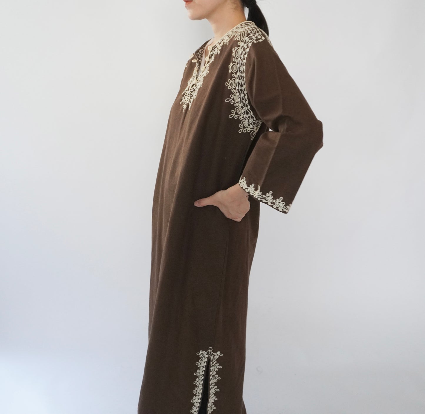 80s Embroidery Dress