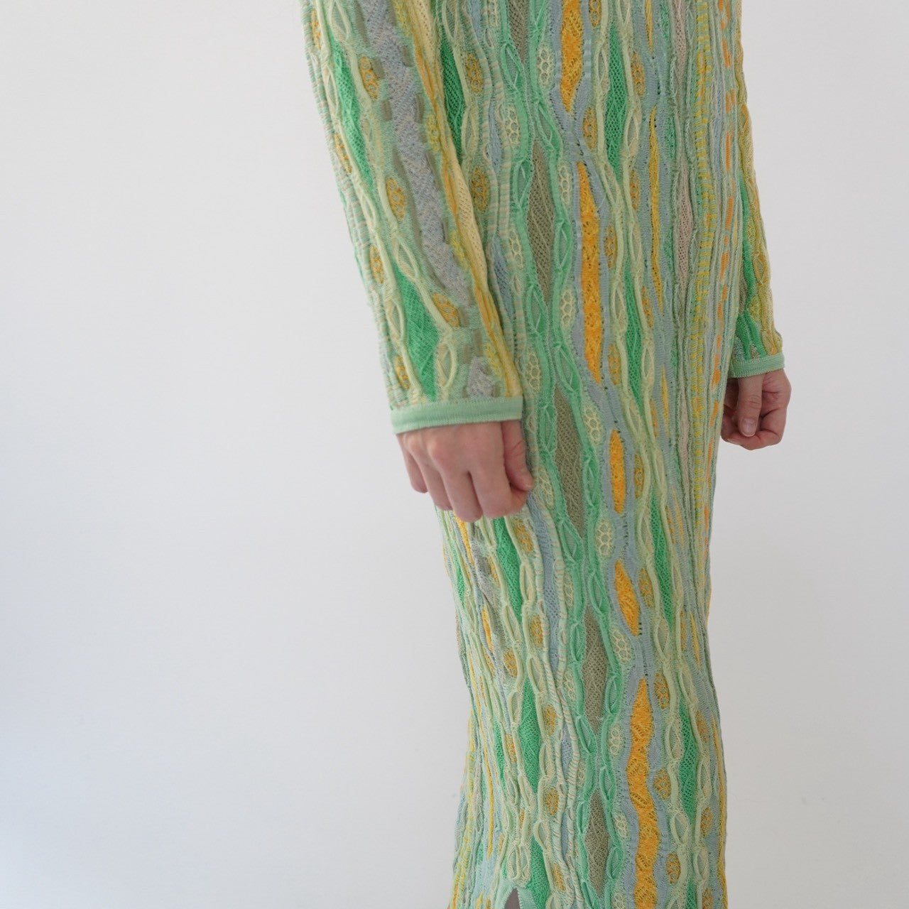80s Design Cotton Knit Dress Made in Australia