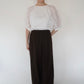 80s Cut Lace Design Blouse