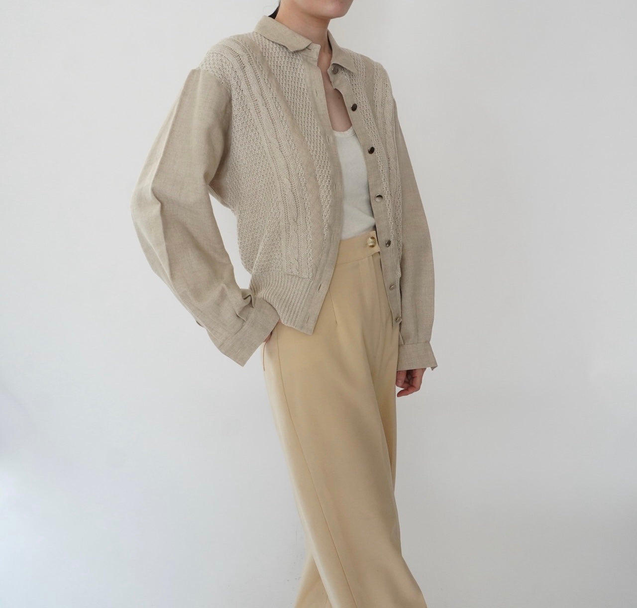 80s EURO Linen Light Jacket
