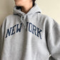 90s Hooded Sweater Made in USA