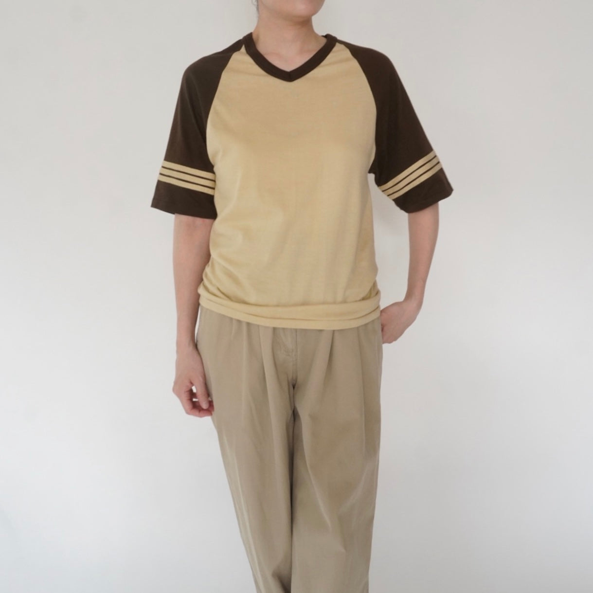 80s Two Tone T-shirt Made in USA