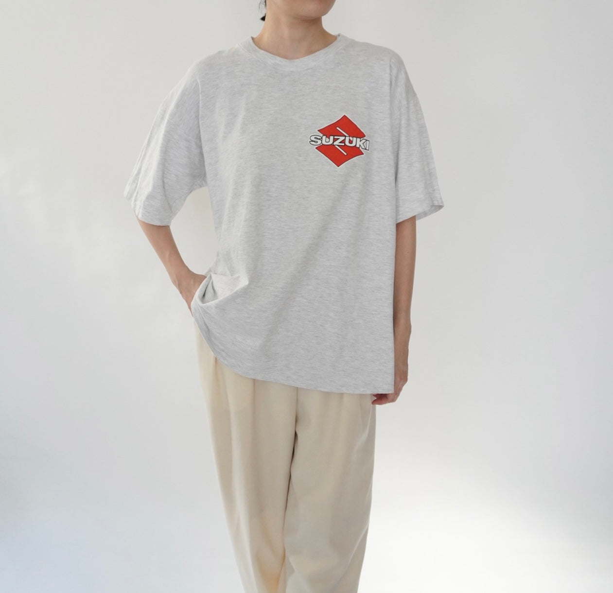 90s "SUZUKI" Printed T-shirt
