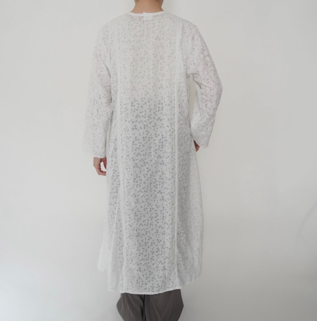 80s Embroidery Dress