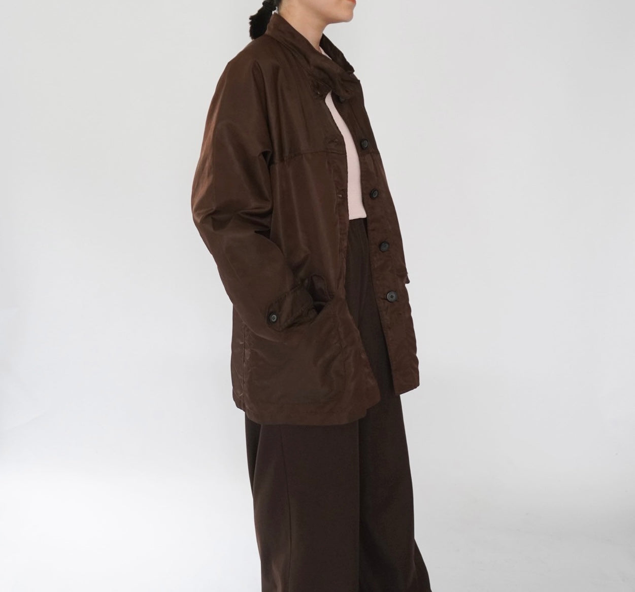 90s Brown Nylon Jacket